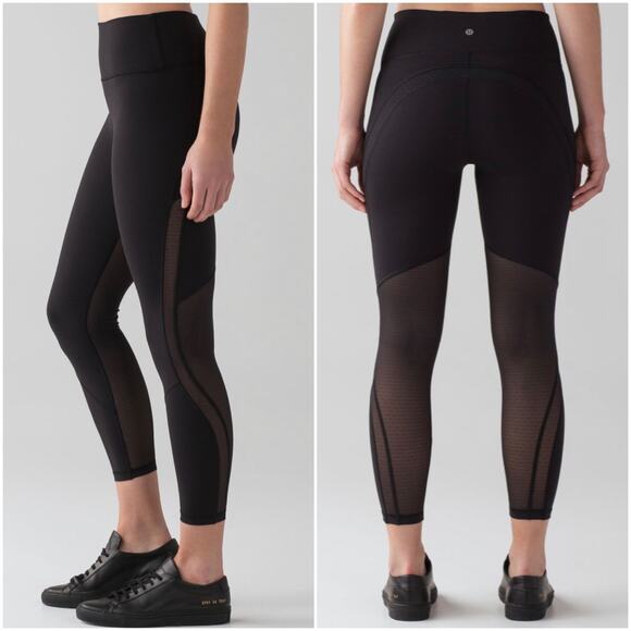 Lululemon Revitalize Tight in Black Long Lululemon Leggings Size 2 - Picture 2 of 11